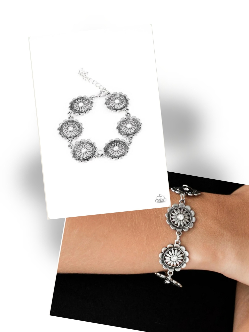 FUNKY FLOWER CHILD WHITE BRACELET